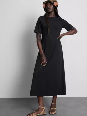 Rochie-tricou midi