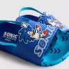 Saboti cu curea în spate cu Sonic the Hedgehog