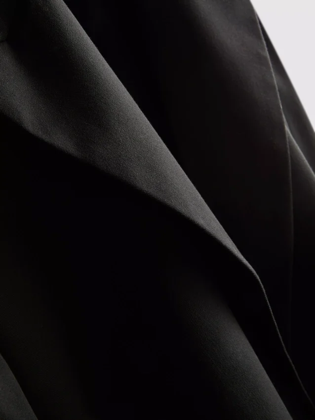 Sacou oversized cu un singur rând de nasturi Sacou oversized cu un singur rând de nasturi