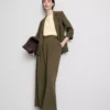 Sacou texturat cu revere crestate Sacou texturat cu revere crestate