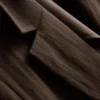 Sacou texturat cu revere crestate Sacou texturat cu revere crestate