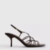 Sandale cu toc stiletto împletit din colecția „The Edit”
