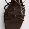 Sandale cu toc stiletto împletit din colecția „The Edit”