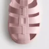 Sandale din material gelatinos cu structură tip cușcă