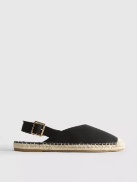 Sandale espadrile cu baretă în spate
