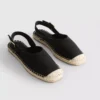 Sandale espadrile cu baretă în spate
