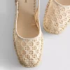 Sandale espadrile cu baretă în spate