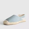Sandale espadrile cu baretă în spate