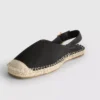 Sandale espadrile cu baretă în spate