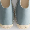 Sandale espadrile cu baretă în spate