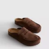 Sandale tip mocasin cu talpă groasă Sandale tip mocasin cu talpă groasă