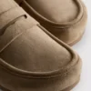 Sandale tip mocasin cu talpă groasă