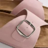 Sandale tip mule cu curea cu cataramă