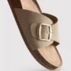 Sandale tip mule cu curea cu cataramă
