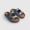 Sandale tip mule cu curea cu două catarame