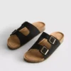 Sandale tip mule cu curea cu două catarame