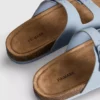 Sandale tip mule cu curea cu două catarame