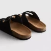 Sandale tip mule cu curea cu două catarame