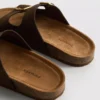 Sandale tip mule cu curea cu două catarame