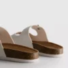 Sandale tip mule cu curea cu două catarame