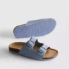 Sandale tip mule cu curea cu două catarame
