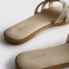 Sandale tip mule cu strasuri