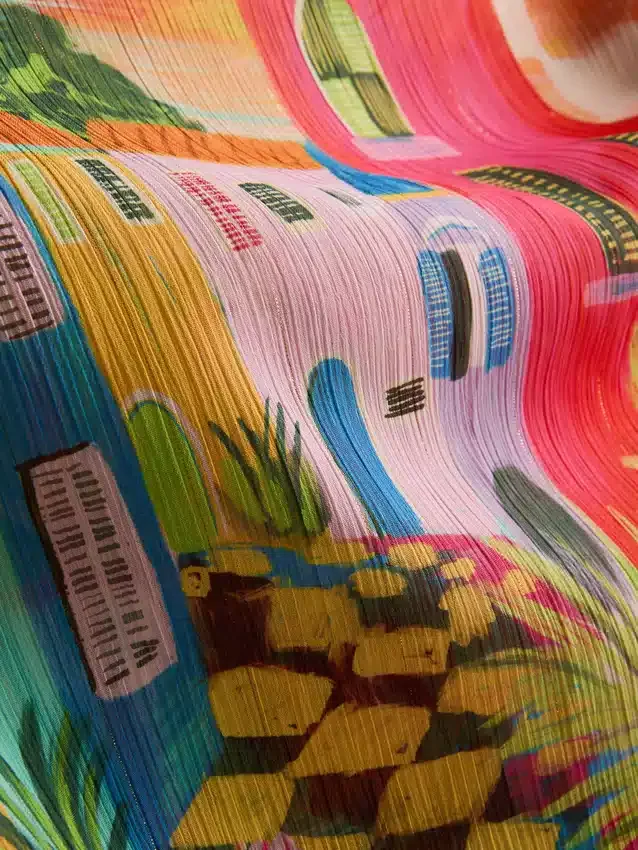 Sarong cu franjuri și imprimeu tropical Sarong cu franjuri și imprimeu tropical