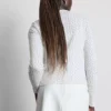 Set cardigan și maiou cu model Pointelle Set cardigan și maiou cu model Pointelle