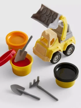 Set cu excavator și plastilină