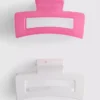 Set de 2 agrafe dreptunghiulare
