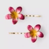 Set de 2 agrafe florale