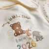Set de 2 bavete cu imprimeu „Born in 2026”