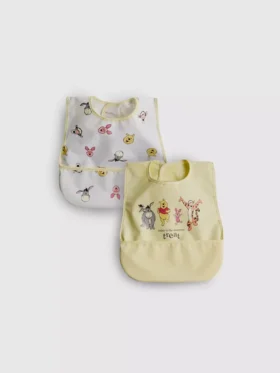 Set de 2 bavete înfășurate cu Winnie the Pooh de la Disney Set de 2 bavete înfășurate cu Winnie the Pooh de la Disney