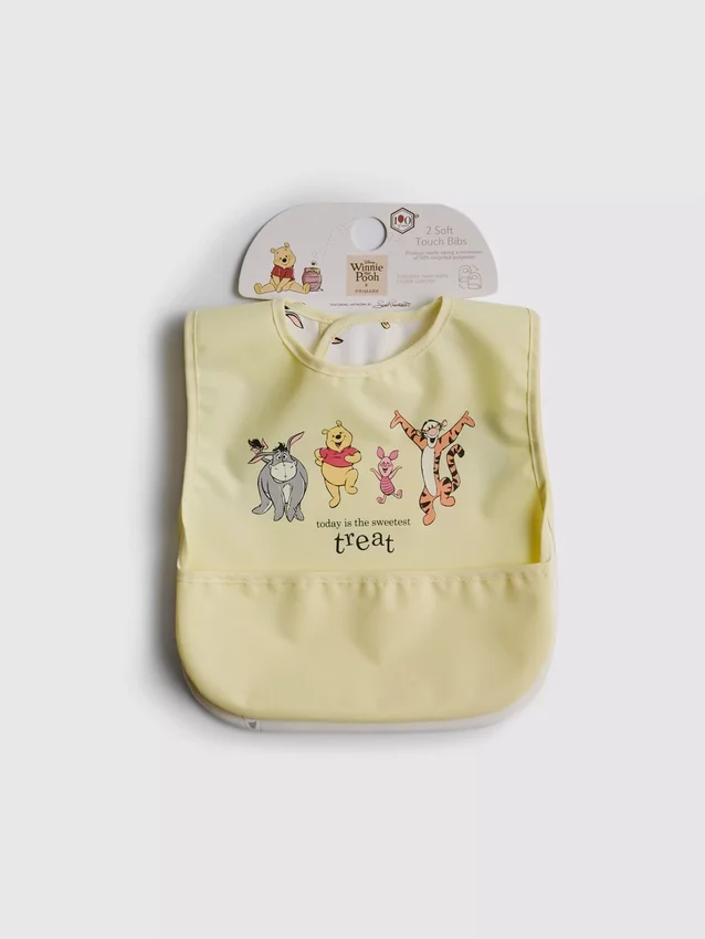 Set de 2 bavete înfășurate cu Winnie the Pooh de la Disney Set de 2 bavete înfășurate cu Winnie the Pooh de la Disney