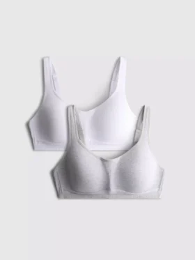 Set de 2 bralete din bumbac „Love to Lounge”
