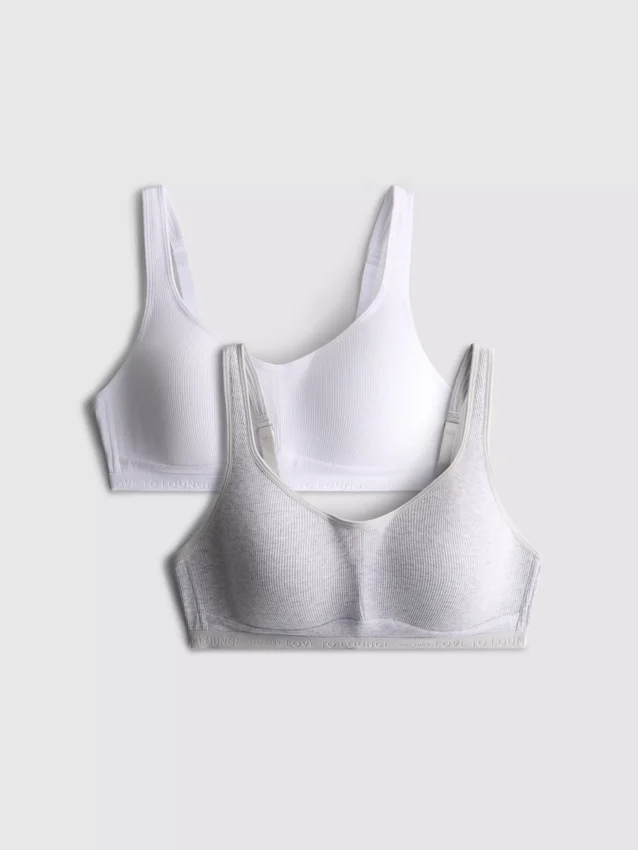 Set de 2 bralete din bumbac „Love to Lounge” Set de 2 bralete din bumbac „Love to Lounge”