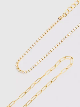 Set de 2 brățări impermeabile cu design mixt Set de 2 brățări impermeabile cu design mixt