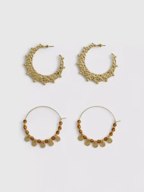 Set de 2 cercei boho Paula Echevarría