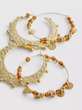 Set de 2 cercei boho Paula Echevarría