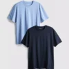 Set de 2 cămăși cu guler rotund Set de 2 cămăși cu guler rotund