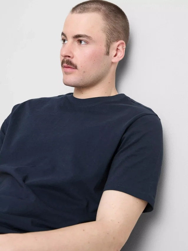 Set de 2 cămăși cu guler rotund Set de 2 cămăși cu guler rotund