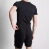 Set de 2 cămăși cu mâneci scurte și textură cu nervuri Set de 2 cămăși cu mâneci scurte și textură cu nervuri
