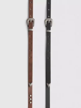 Set de 2 curele cu cataramă western