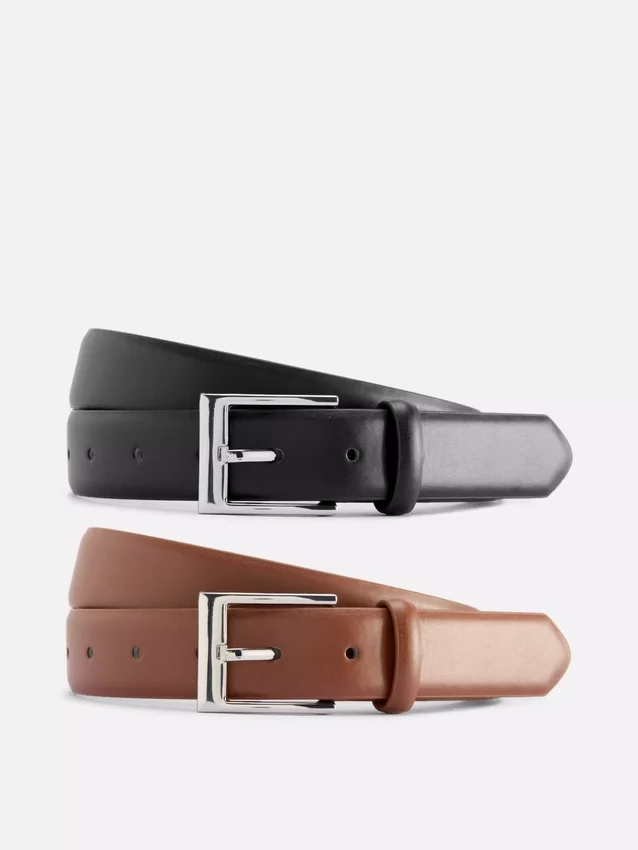 Set de 2 curele înguste Set de 2 curele înguste