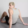 Set de 2 maiouri fără mâneci cu nervuri Set de 2 maiouri fără mâneci cu nervuri