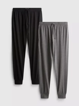 Set de 2 pantaloni de Pijama din jersey