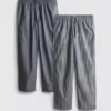 Set de 2 pantaloni de pijama din poplin Set de 2 pantaloni de pijama din poplin