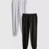 Set de 2 pantaloni de Pijama esențiali Set de 2 pantaloni de Pijama esențiali