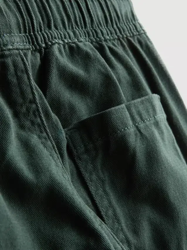 Set de 2 pantaloni din țesătură diagonală Set de 2 pantaloni din țesătură diagonală