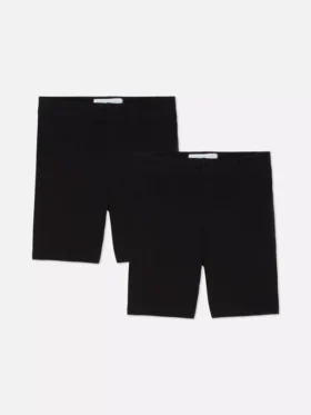 Set de 2 pantaloni scurți de ciclism elastici